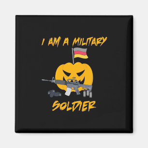 Imã Soldado Militar Halloween