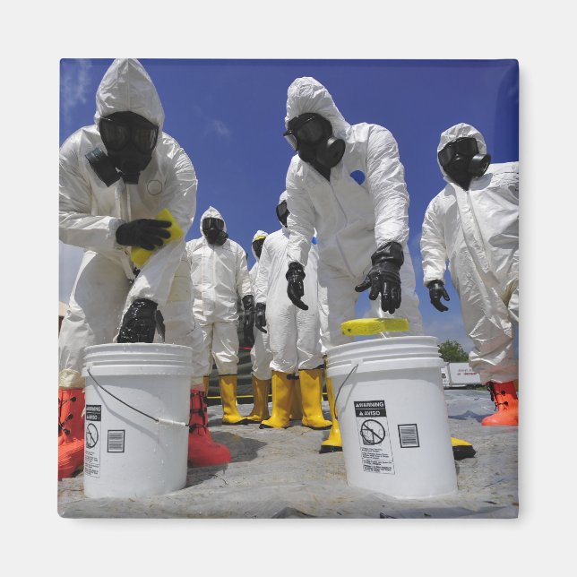 Imã Soldados dos EUA do 457º Batalhão Químico (Frente)