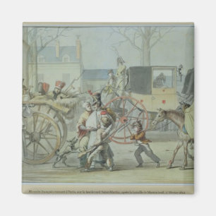 Imã Soldados franceses feridos entrando em Paris