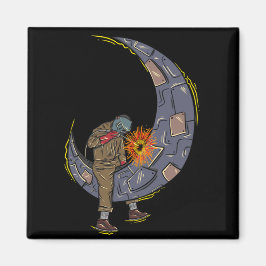 Imã soldadura da lua