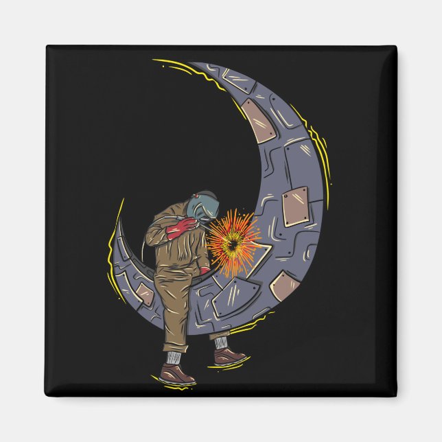 Imã soldadura da lua (Frente)