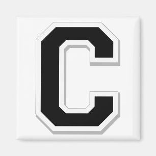 Imã Soletre-o para fora a letra inicial C no ímã pre