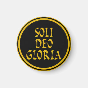 Imã Soli Deo Gloria Magnet