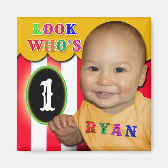 Imã Solicitação Personalizada - Procurar Quem É Um (Frente)