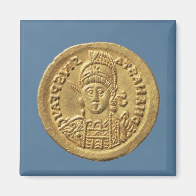 Imã Solidus cunhado por Theodoric I (Frente)