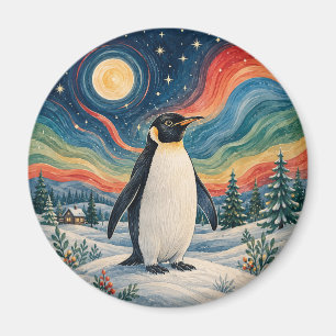 Imã Solstício de Inverno do Pinguim Celestial