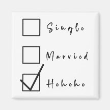 Solteiro, Casado, Hehehe Ímã de Relacionamento Eng