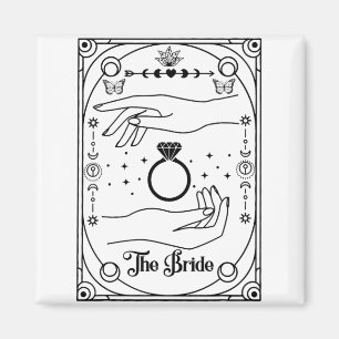 Imã Solteiro do Dia das Bruxas Gótico Coven Tarot Hall