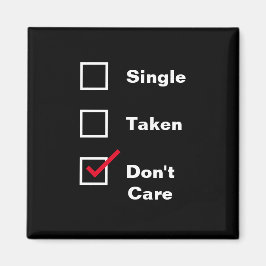 Imã Solteiro engraçado tirado Não se importe com o Nam