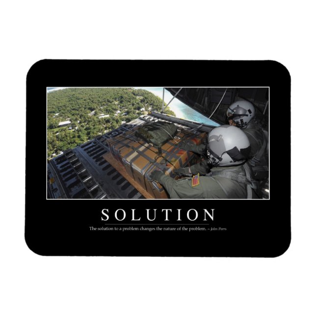 Ímã Solução: citação 1 Inspiracional (Horizontal)