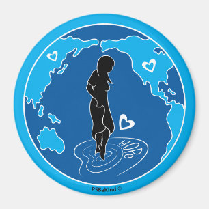 Imã Soluções pacíficas_Round Magnet 3"