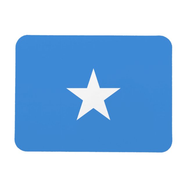 Ímã Somalia Flag (Horizontal)