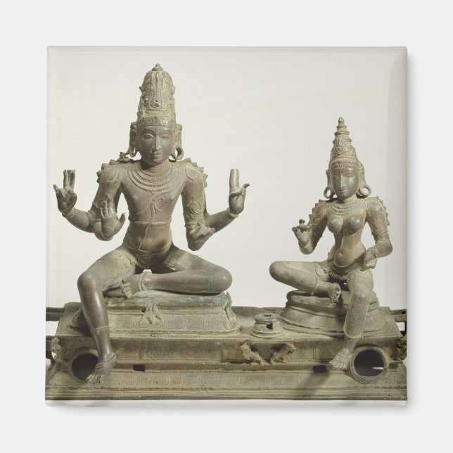 Imã Somaskanda, Chola, Tamil Nadu (bronze) (Frente)