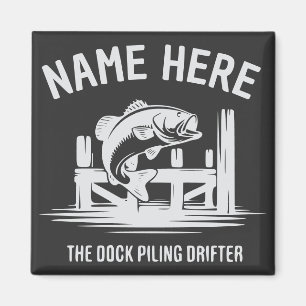 Imã Sombra de Dock com Nome Personalizado de Robalo