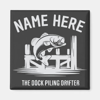 Imã Sombra de Dock com Nome Personalizado de Robalo