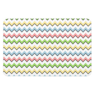 Ímã Sombra Pastel da Chevron-Gota por Shirley Taylor