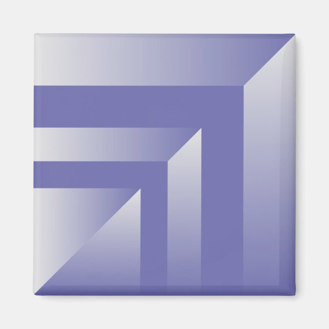 Imã Sombras violetas azuis (Frente)