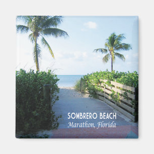 Imã Sombrero Beach Entrance, Marathon, Florida Keys