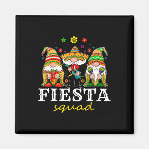 Imã Sombrero Gnomo Chapéu Mexicano Cinco de Mayo Gnomo