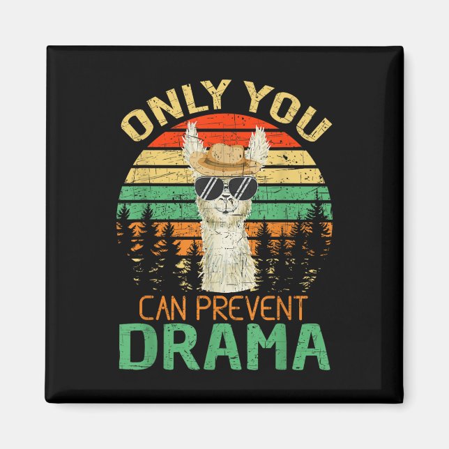 Imã Somente Você Pode Prevenir Acampamento de Llama Dr (Frente)