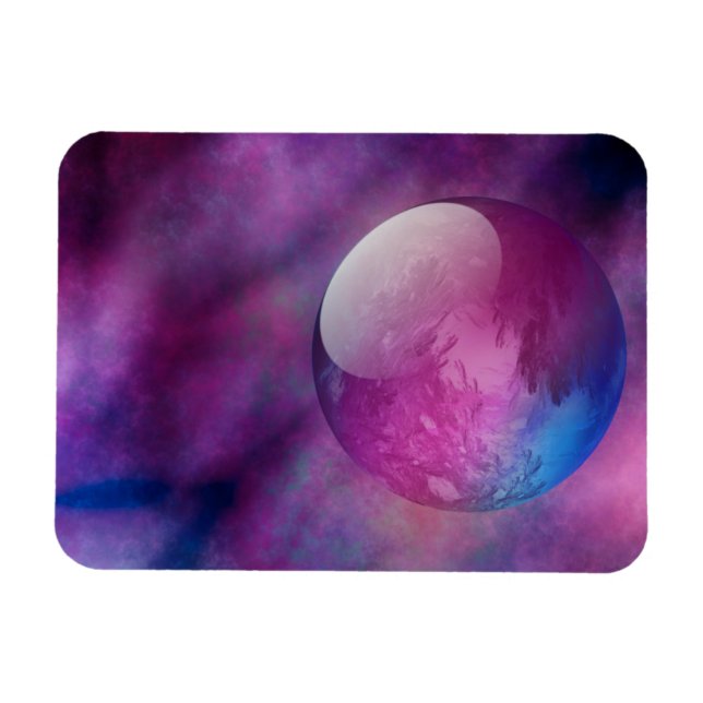 Ímã Somewhere in Outer Space Flexible Magnet (Horizontal)