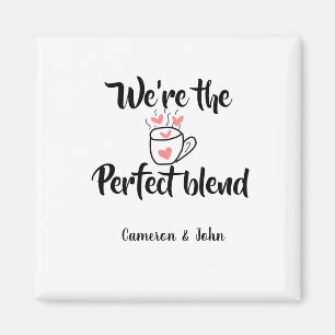 Imã Somos o blend perfeito de amor de café no dia dos 