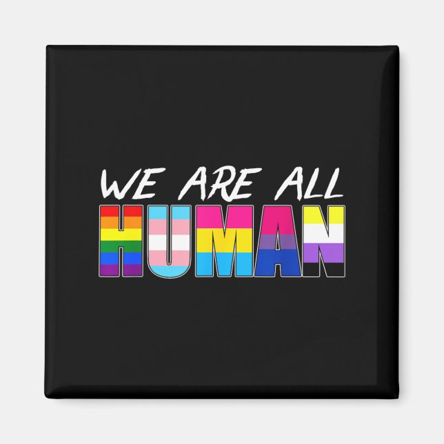 Imã Somos Todos Humanos Lgbt (Frente)