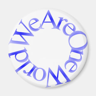 Imã Somos Um Mundo (Azul)