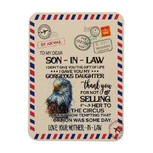 Ímã Son-in-law Ao Meu Caro Filho Da Mãe