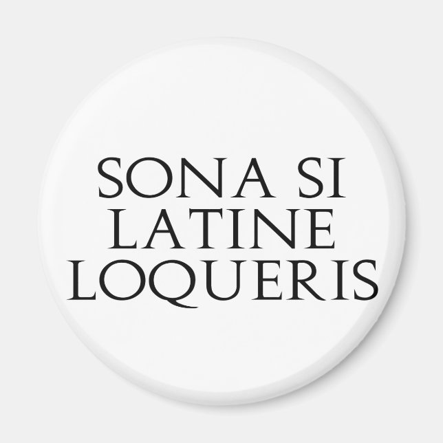 Imã Sona Si Latine Loqueris (Frente)