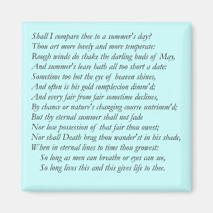 Imã Soneto de Shakespeare # 18