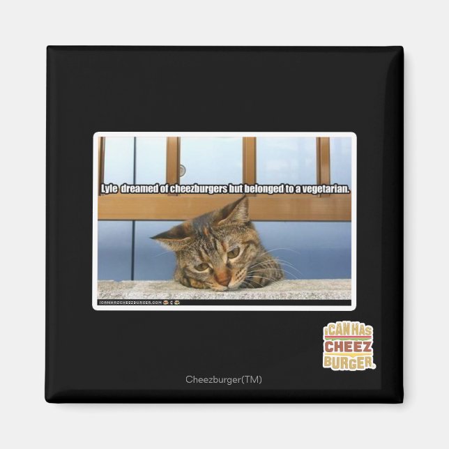 Imã Sonhando com Cheesburgers (Frente)