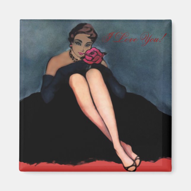 Imã Sonhando com você, magneta ~ (Frente)