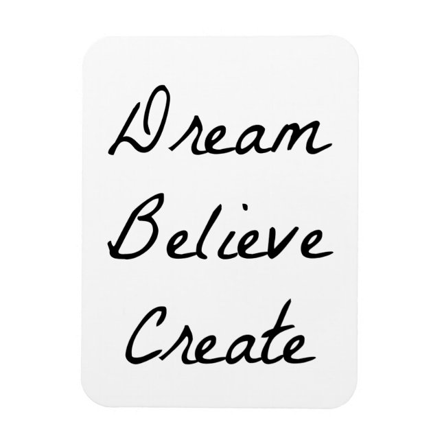 Ímã Sonho, Acredite, Crio (Vertical)