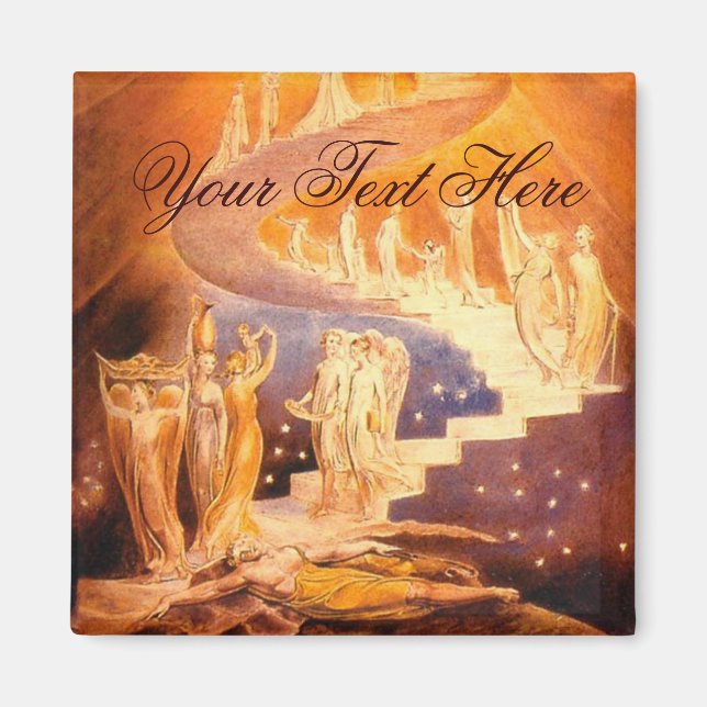 Imã Sonho de Jacob por William Blake (Frente)