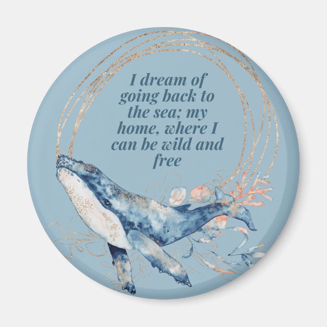 Imã Sonho em voltar ao mar (Frente)