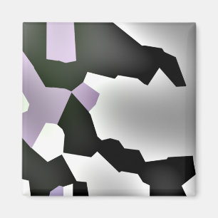 Imã "Sonho Fragmentado" Arte Abstrato digital