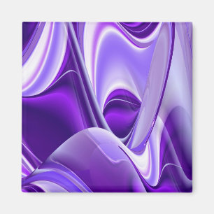 Imã Sonhos de Arco-Íris de Flor Roxo