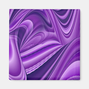 Imã Sonhos de Arco-Íris de Flor Roxo