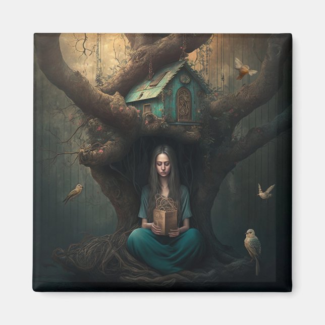 Imã Sonhos de Birdhouse (Frente)