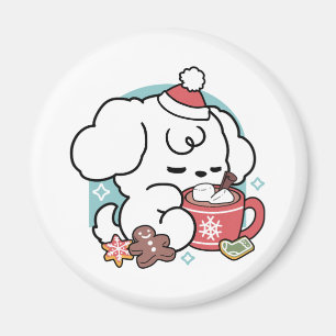 Imã Sonhos De Bolachas Cozy - Chocolate Quente e Natal