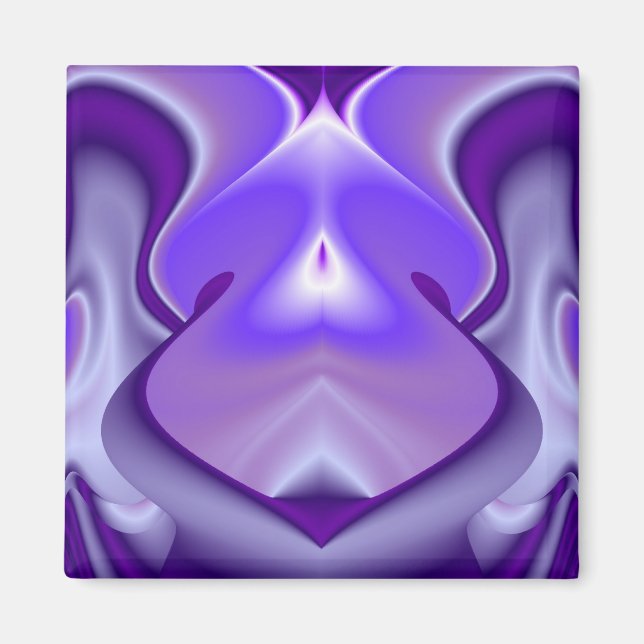 Imã Sonhos de Flor Roxo (Frente)