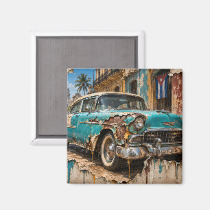 Imã Sonhos de Havana, Cromado Enferrujado