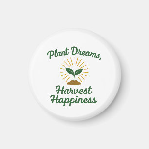 Imã Sonhos de Plantas Colheitam Felicidade