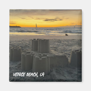 Imã Sonhos Sunset de Sandcastle - Veneza Beach, CA