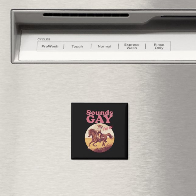 Imã Sons Gay, estou no progresso do orgulho ocidental  (In Situ (Dishwasher))