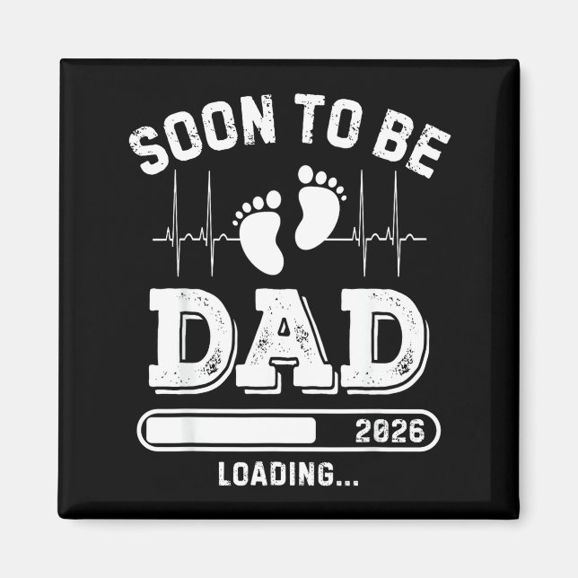 Imã Soon To Be Dad 2026 Loading Baby Announcement For  (Frente)