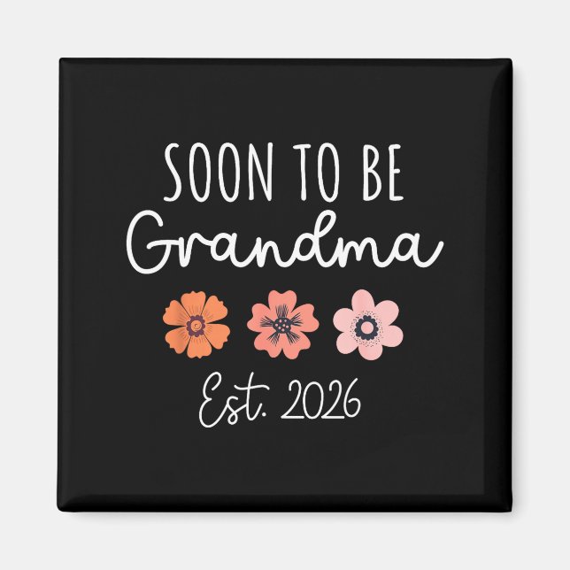 Imã Soon To Be Grandma 2026 Pregnancy Announcement Gra (Frente)