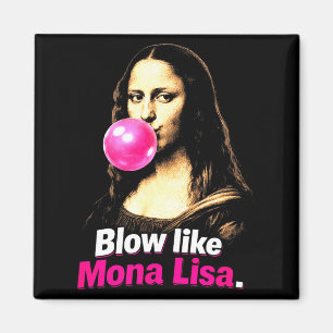 Imã Sopro como mona lisa – meme de arte engraçado para