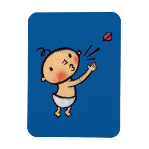 Ímã Sopro de Leslie Patricelli um bebê do beijo